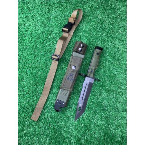 US Navy SEALs Tactical Bayonet (Green Square Tip)