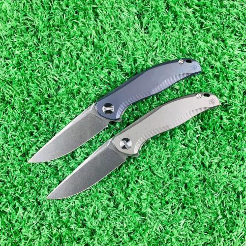 Bear Star Titanium Folding Knife