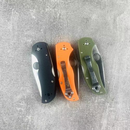 Spyderco C41 Back Lock Folding Knife (Available in Three Styles)