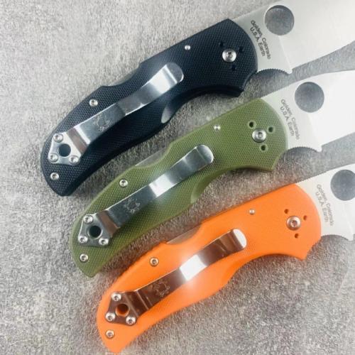 Spyderco C41 Back Lock Folding Knife (Available in Three Styles)