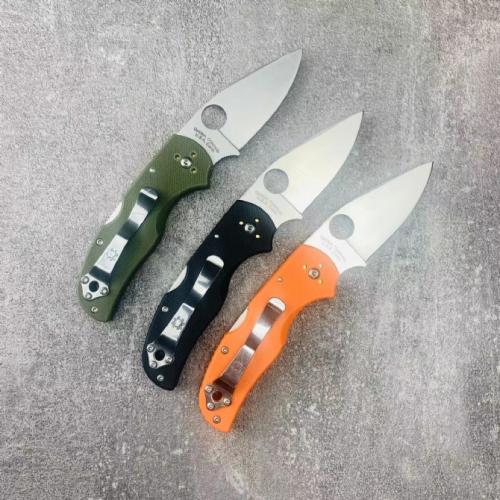 Spyderco C41 Back Lock Folding Knife (Available in Three Styles)