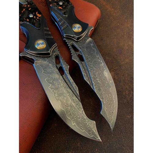 Introducing the Rhino Damascus Folding Knife: A New Arrival