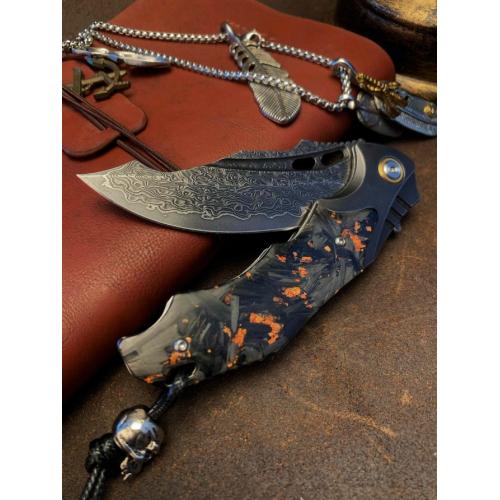 Introducing the Rhino Damascus Folding Knife: A New Arrival