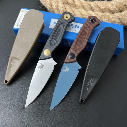 Introducing the 2024 Benchmade Dacian 203BT Tactical Fixed Blade Knife.