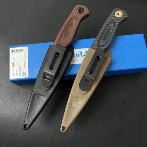 Introducing the 2024 Benchmade Dacian 203BT Tactical Fixed Blade Knife.