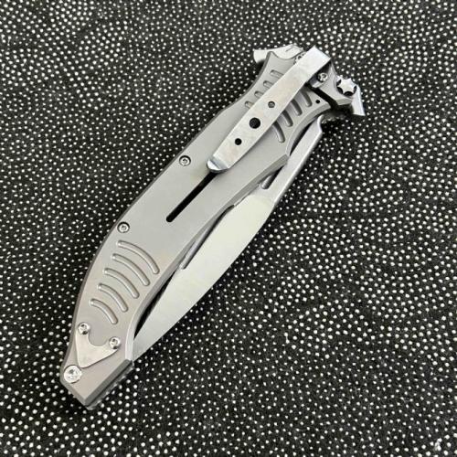 DDR Assisted Opening Folding Knife with Zirconium Inlays
