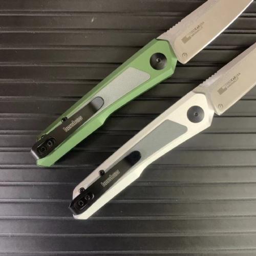 Introducing the new Kaxiu 7050 Side-Opening Knife, featuring sleek G10 inlays.