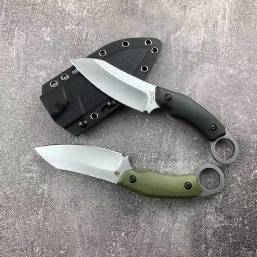 Italian Lion Steel H2 Tactical Fixed Blade with Enhanced K Sheath