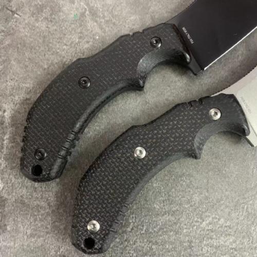 Introducing the Bastinelli Knives Little Rascal: a fixed blade masterpiece featuring a premium M390 steel blade and a sl