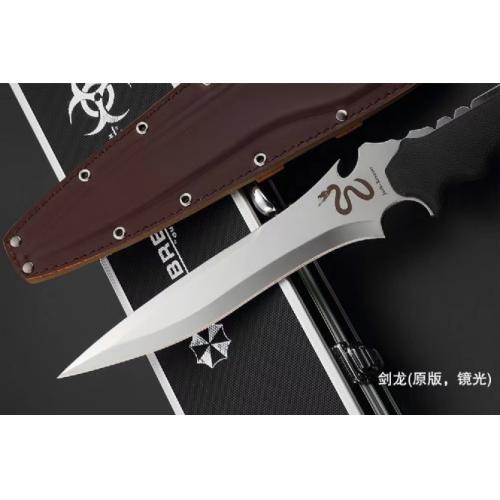 Biohazard Jianlong Mirror Finish Knife - Available in Two Styles