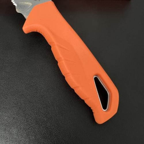 Introducing the new Benchmade Undercurrent 18040S Fixed Blade in vibrant orange.