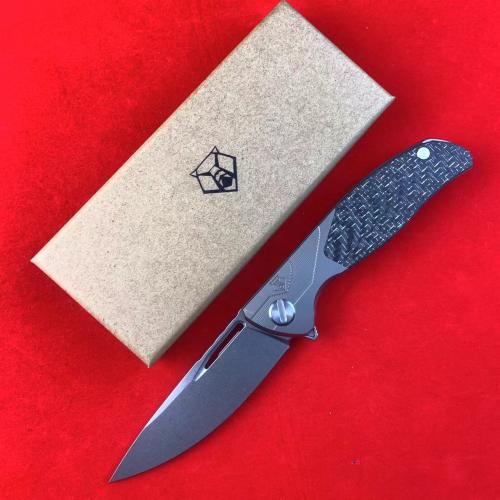 Bear Head F95-1 Titanium Carbon Fiber Folding Knife