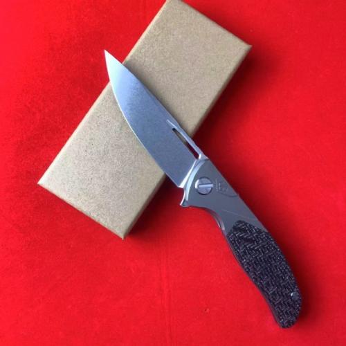 Bear Head F95-1 Titanium Carbon Fiber Folding Knife