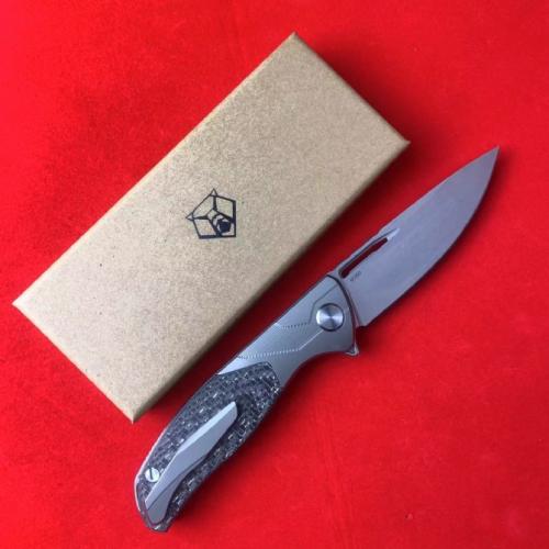 Bear Head F95-1 Titanium Carbon Fiber Folding Knife