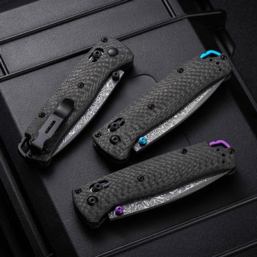 Benchmade 535-3 Carbon Fiber Damascus Folding Knife