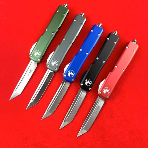 Microtech UT85 Spring-Assisted Knife (Large T-Head, Available in Five Styles)