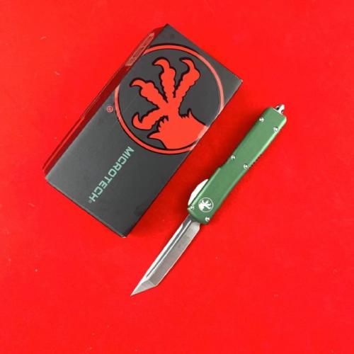 Microtech UT85 Spring-Assisted Knife (Large T-Head, Available in Five Styles)