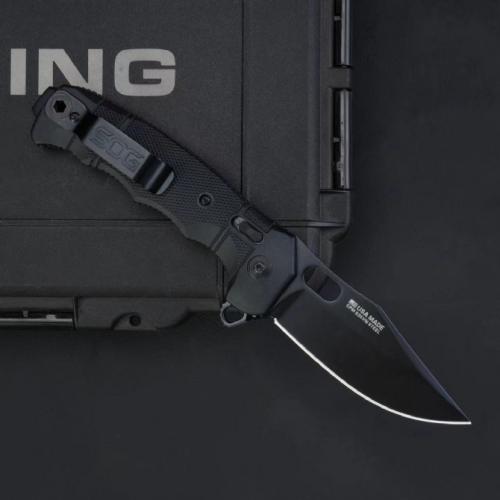SOG SEAL XR Tactical Folding Knife - Black