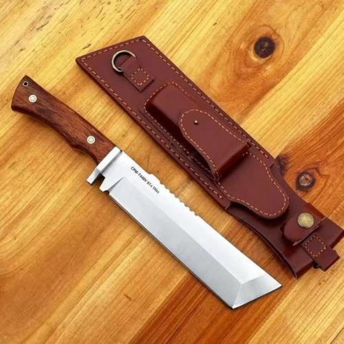 Climber\'s Obstacle-Clearing Fixed Blade Knife: Precision and Power for Every Adventure