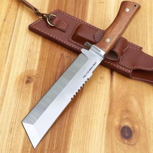 Climber\'s Obstacle-Clearing Fixed Blade Knife: Precision and Power for Every Adventure