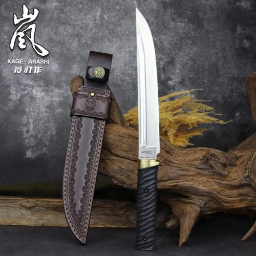 Shadow-Storm Tactical Knife with a Satin Finish