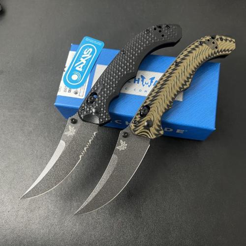 Introducing the new BENCHMADE 865 Tactical Folding Knife with a G10 Handle.