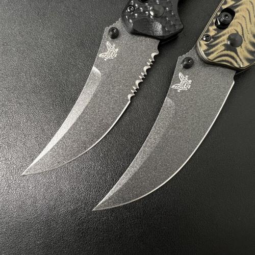 Introducing the new BENCHMADE 865 Tactical Folding Knife with a G10 Handle.