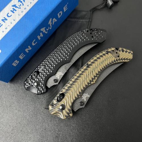 Introducing the new BENCHMADE 865 Tactical Folding Knife with a G10 Handle.