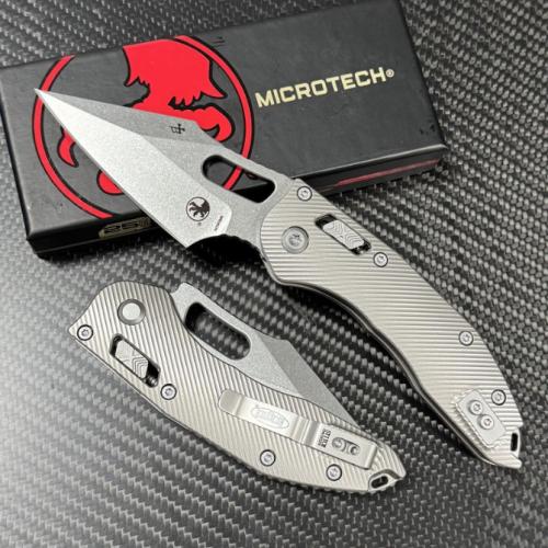 Introducing the Microtech Stitch - Titanium Edition.
