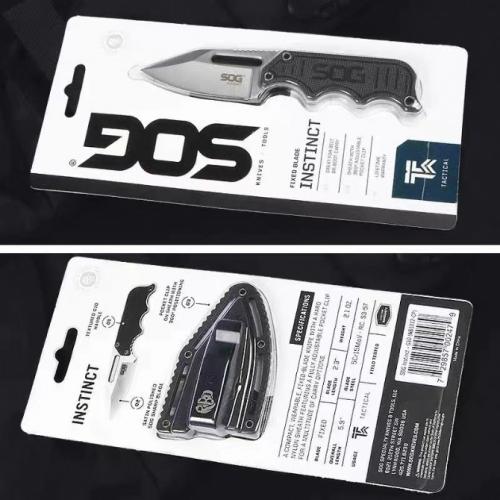 Mini SOG Necklace Fixed Blade Knife: Compact, convenient, and always within reach.