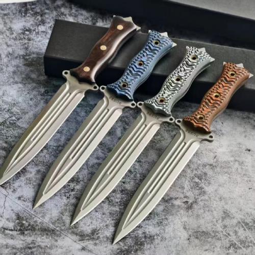 Introducing the Basmogun Dual Blade Dagger: Precision meets elegance in every strike.