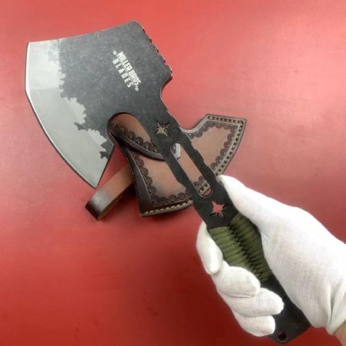 Introducing the Miller Tactical Axe: Precision-crafted for those who demand excellence. Whether you\'re navigating the g