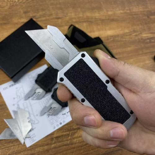 Aluminum EDC Spring-Assisted Utility Knife