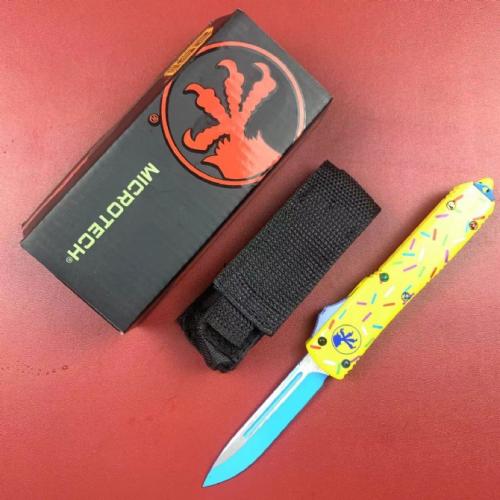 Microtech UT Donut with a sleek Zinc-Aluminum Handle