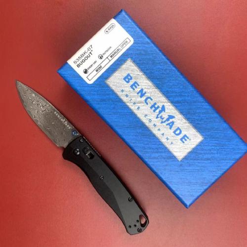 Butterfly 535BK-07 Damascus Folding Knife