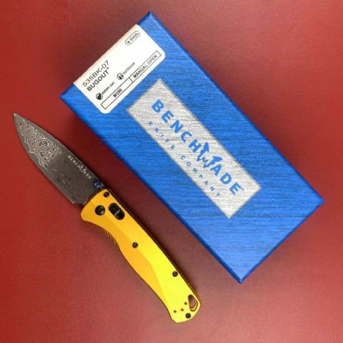 Butterfly 535BK-07 Damascus Folding Knife