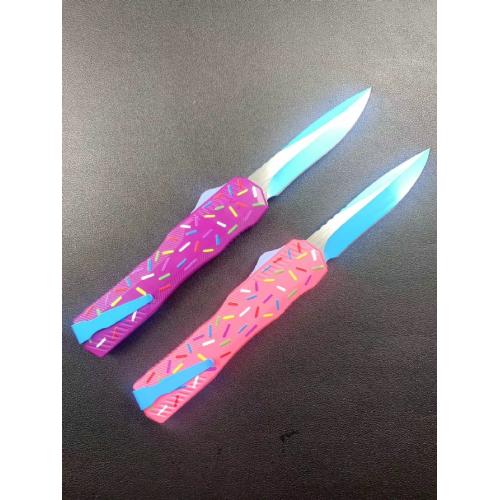 Kaxiu Donut Spring-Assisted Knife with Zinc-Aluminum Handle