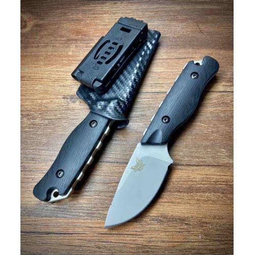 Benchmade 05017 Bushcrafter Knife: Precision-crafted for the wilderness enthusiast, this knife combines durability with 