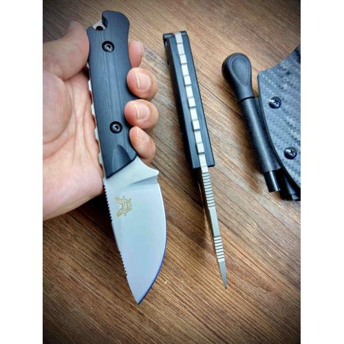 Benchmade 05017 Bushcrafter Knife: Precision-crafted for the wilderness enthusiast, this knife combines durability with 