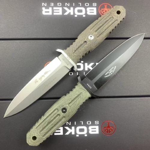 Boker Applegate 5.5-Inch Military Knife with Micarta Handle