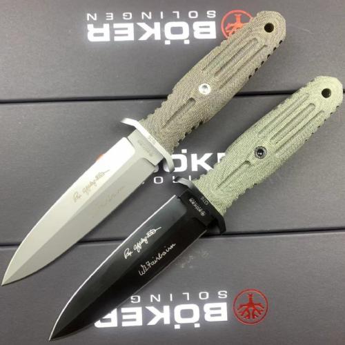 Boker Applegate 5.5-Inch Military Knife with Micarta Handle