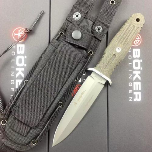 Boker Applegate 5.5-Inch Military Knife with Micarta Handle
