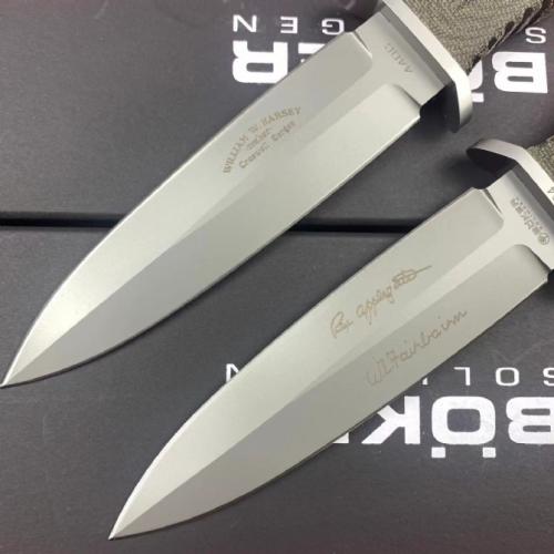 Boker Applegate 5.5-Inch Military Knife with Micarta Handle