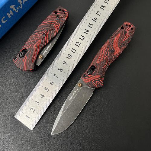 Introducing the new Benchmade 585BK-251 Mini Barrage Folding Knife.