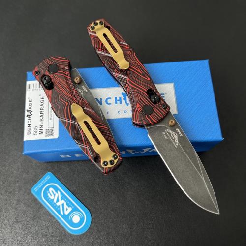 Introducing the new Benchmade 585BK-251 Mini Barrage Folding Knife.