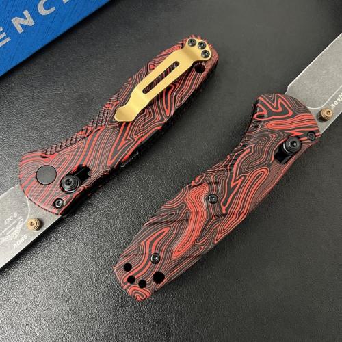 Introducing the new Benchmade 585BK-251 Mini Barrage Folding Knife.
