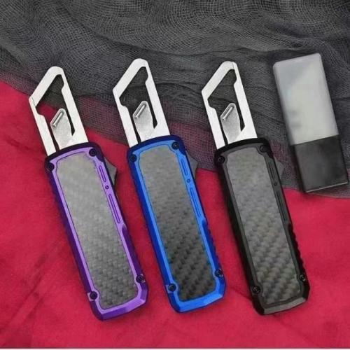 Carbon Fiber Spring-Assist Utility Knife
