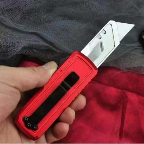 Carbon Fiber Spring-Assist Utility Knife