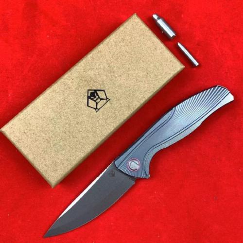 Bear Head F7 Titanium Folding Knife