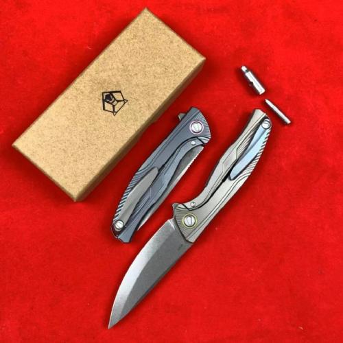 Bear Head F7 Titanium Folding Knife